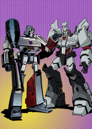2 Megatron colors by Erik Moad